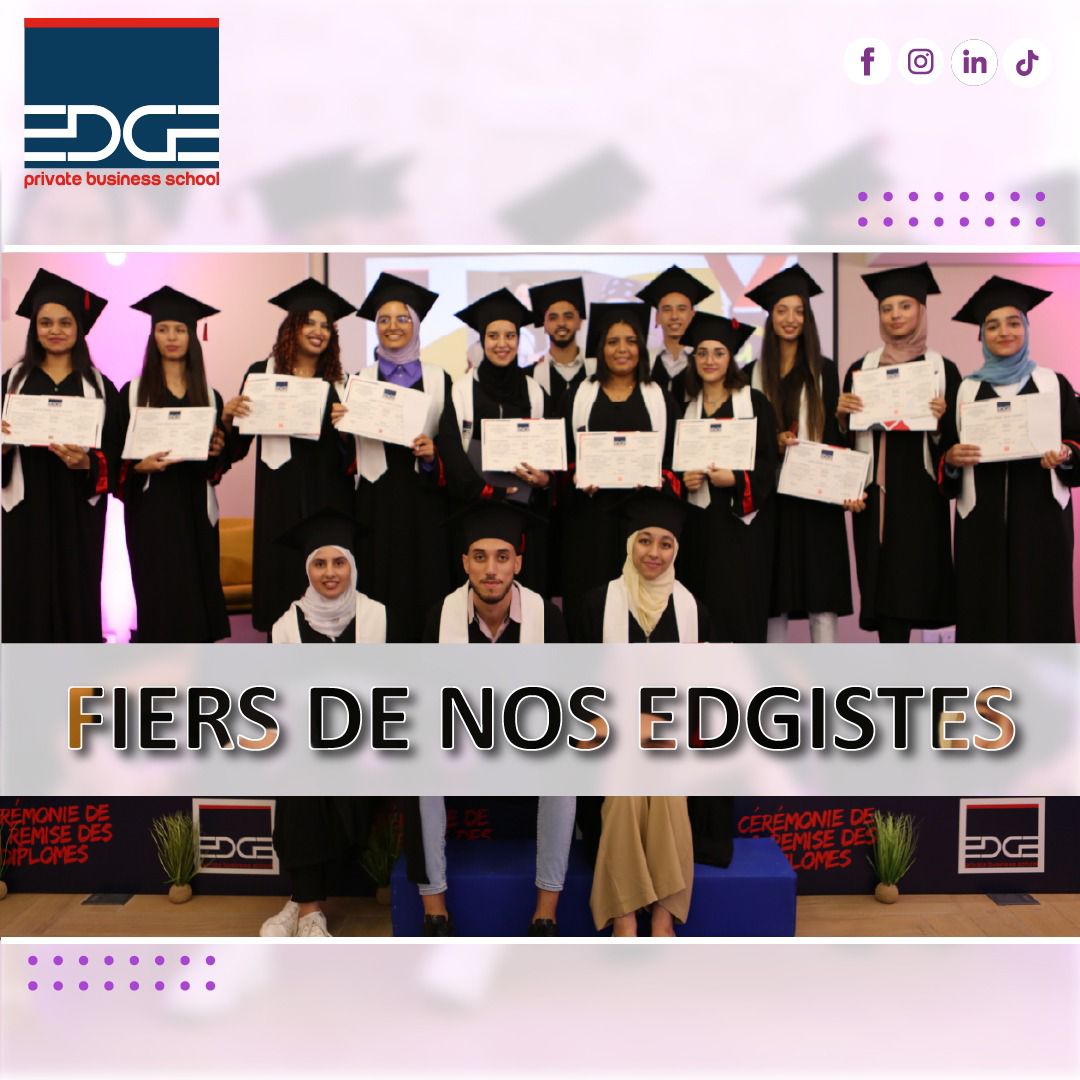 Cérémonie de remise de diplômes EDGE Business School